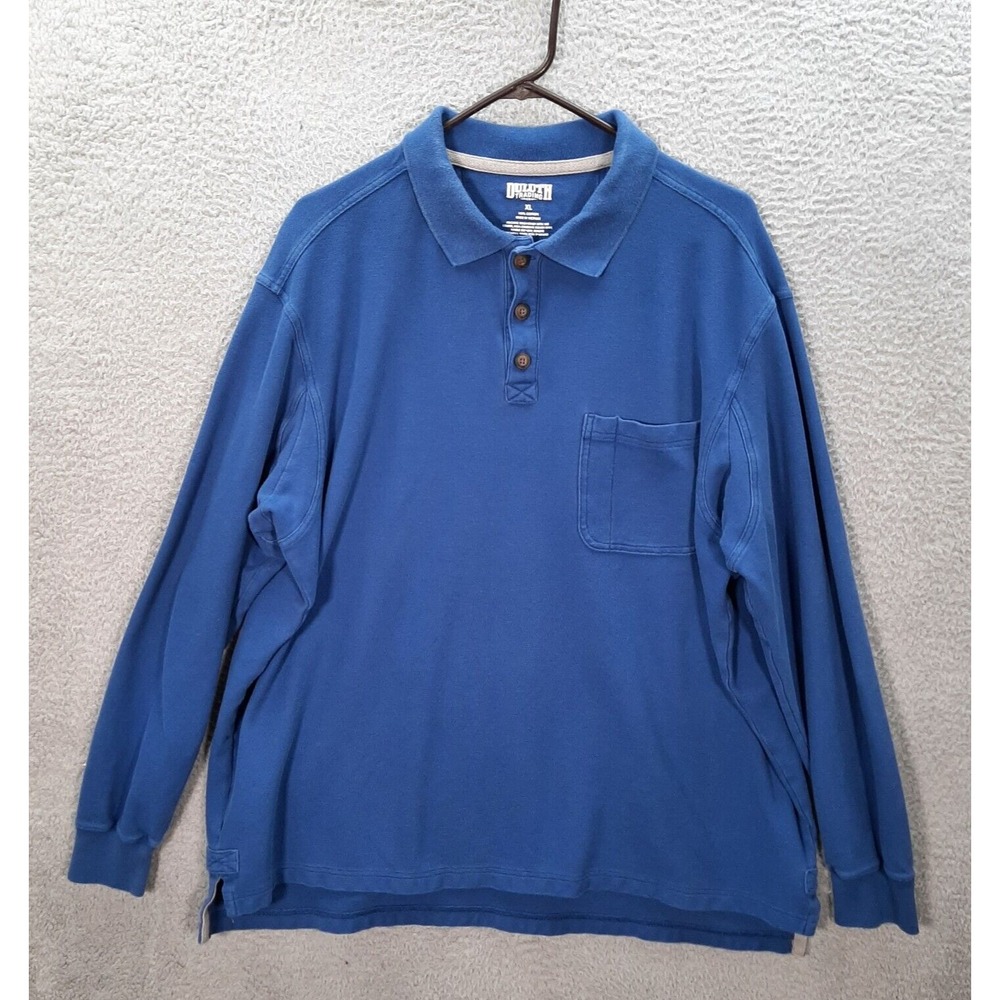 Duluth Trading Co Shirt Adult Extra Large Blue‎ Polo Workwear Outdoors Camping